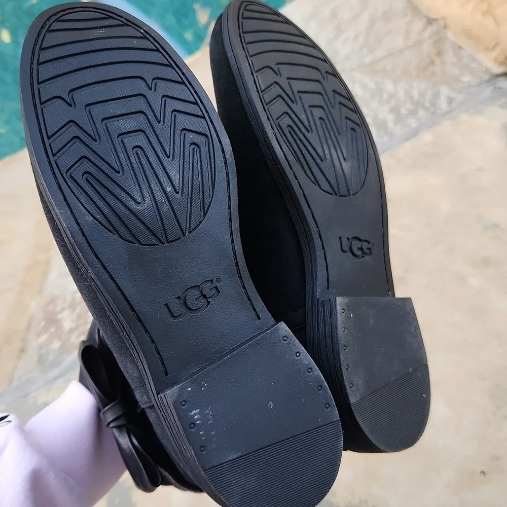 UGG Joanie Bow Boot Black Size 5